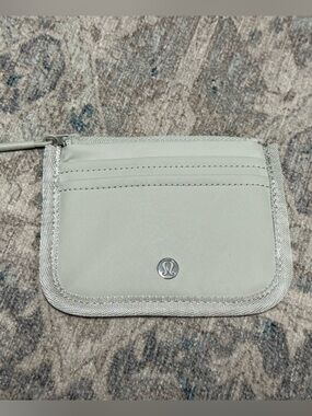 lululemon athletica Tan Zip Card Wallet
